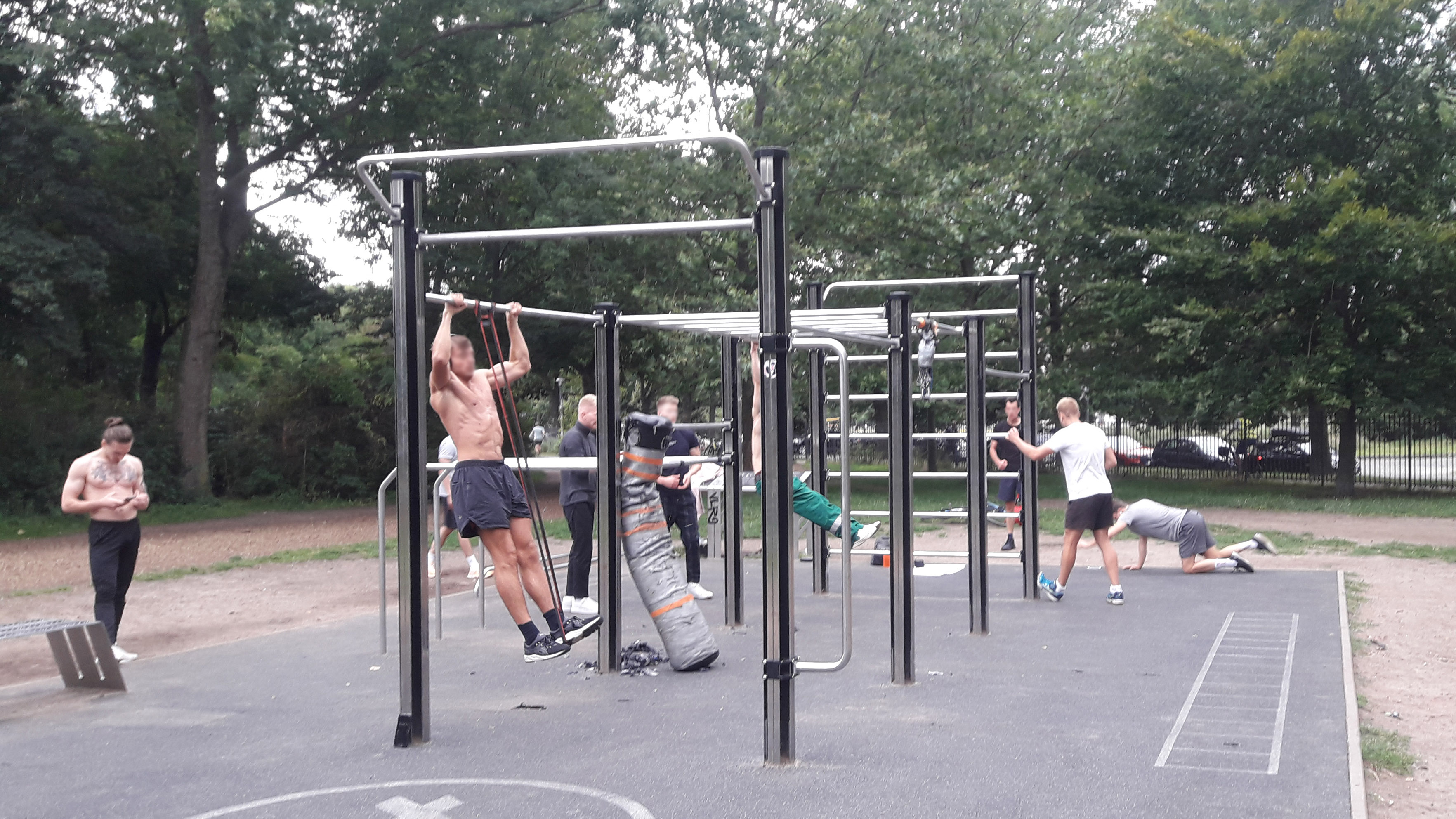 Multifunktionsger&auml;t Calisthenics-Park Volkspark Friedrichshain