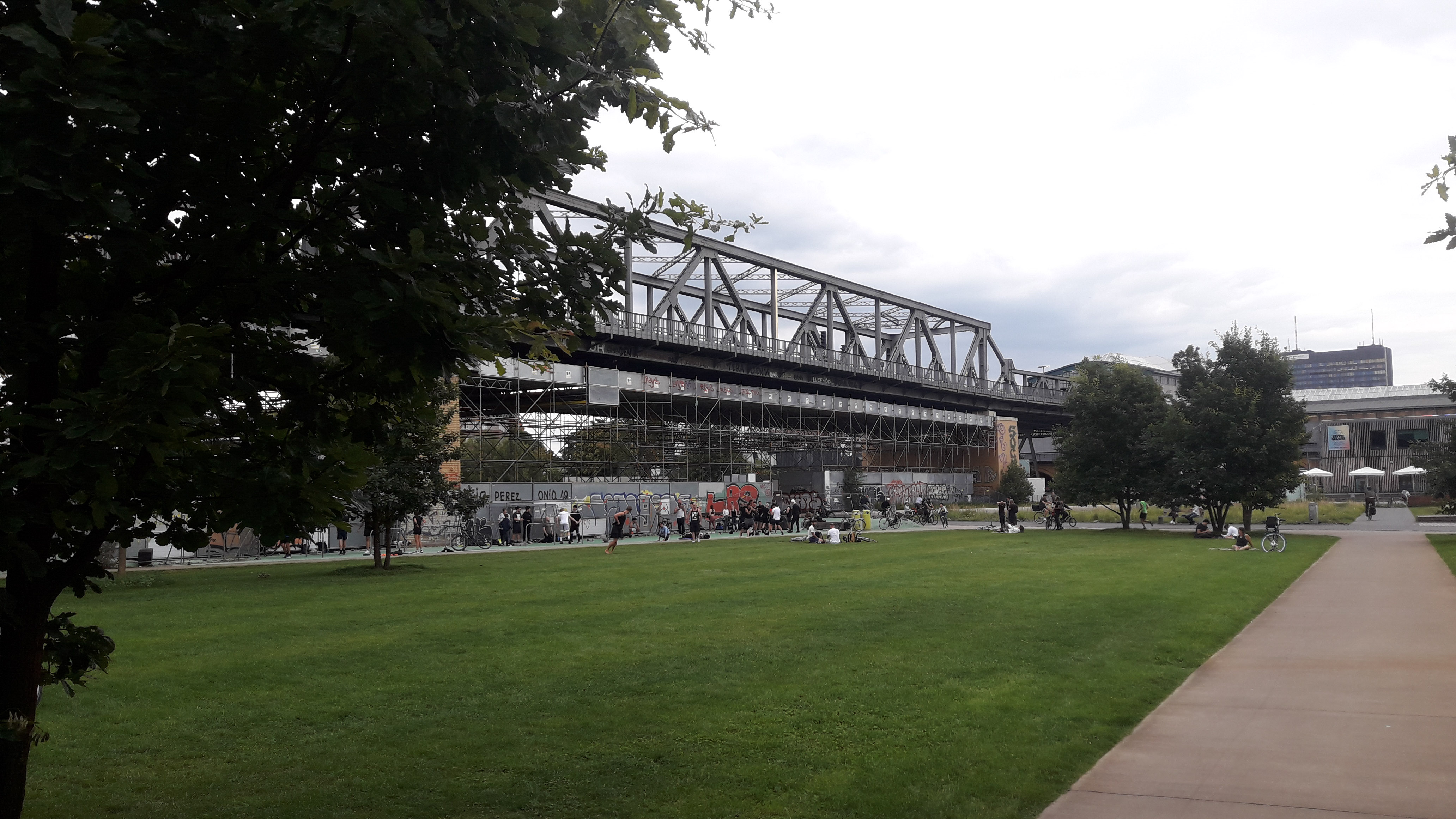 Calisthenics-Park Gleisdreieck Nahansicht